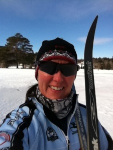 Look at me - excited to ski!